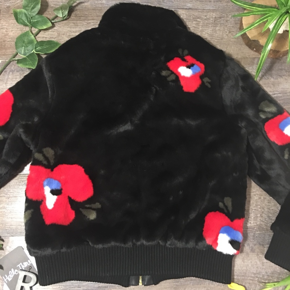 ANDREW MARC FAUX FUR JACKET - Picture 5 of 8